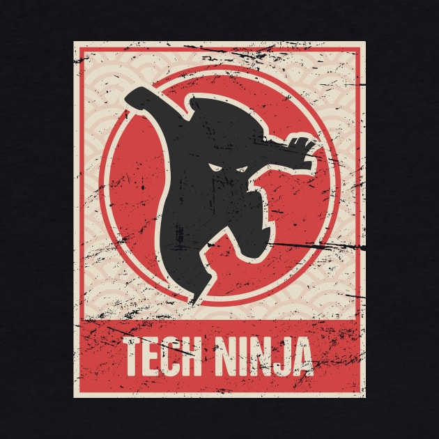 Tech Ninja | Tech Support Design by MeatMan